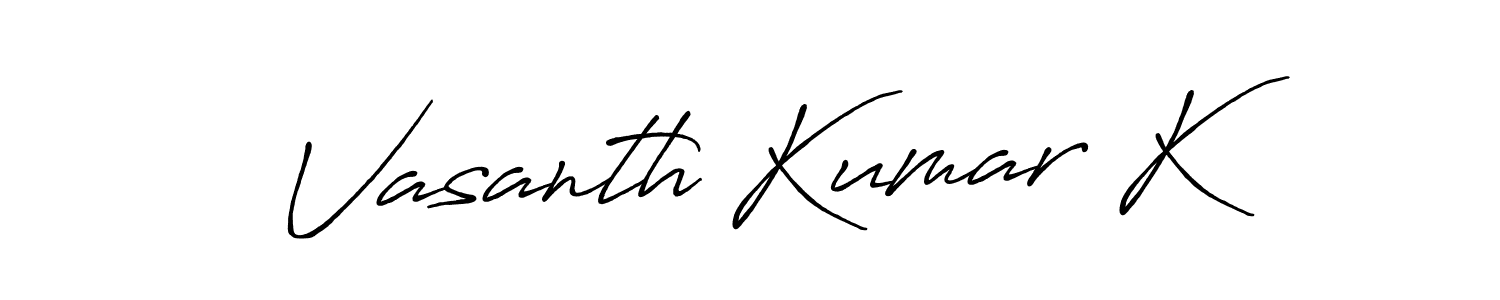 Best and Professional Signature Style for Vasanth Kumar K. Antro_Vectra_Bolder Best Signature Style Collection. Vasanth Kumar K signature style 7 images and pictures png