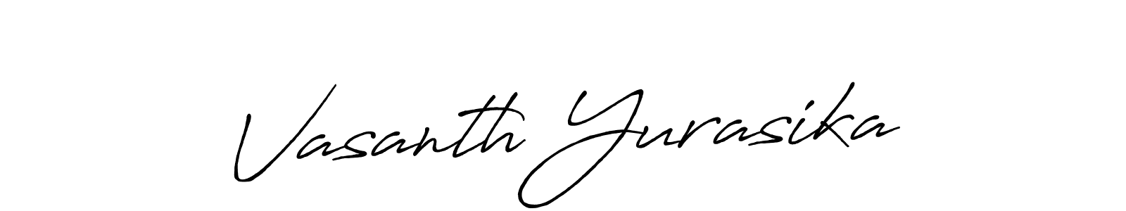 Use a signature maker to create a handwritten signature online. With this signature software, you can design (Antro_Vectra_Bolder) your own signature for name Vasanth Yurasika. Vasanth Yurasika signature style 7 images and pictures png