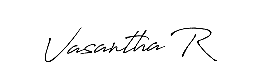 if you are searching for the best signature style for your name Vasantha R. so please give up your signature search. here we have designed multiple signature styles  using Antro_Vectra_Bolder. Vasantha R signature style 7 images and pictures png