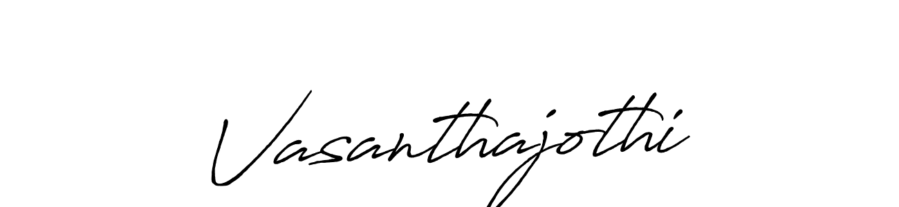 Also we have Vasanthajothi name is the best signature style. Create professional handwritten signature collection using Antro_Vectra_Bolder autograph style. Vasanthajothi signature style 7 images and pictures png