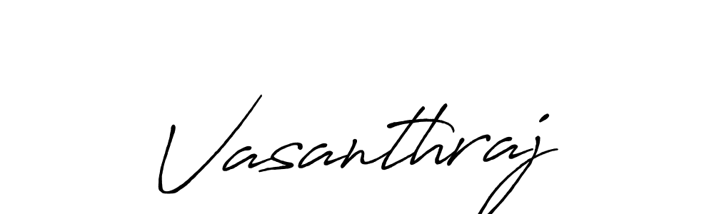 Use a signature maker to create a handwritten signature online. With this signature software, you can design (Antro_Vectra_Bolder) your own signature for name Vasanthraj. Vasanthraj signature style 7 images and pictures png