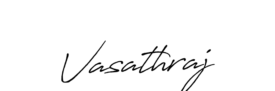 Vasathraj stylish signature style. Best Handwritten Sign (Antro_Vectra_Bolder) for my name. Handwritten Signature Collection Ideas for my name Vasathraj. Vasathraj signature style 7 images and pictures png