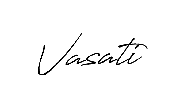 How to make Vasati name signature. Use Antro_Vectra_Bolder style for creating short signs online. This is the latest handwritten sign. Vasati signature style 7 images and pictures png