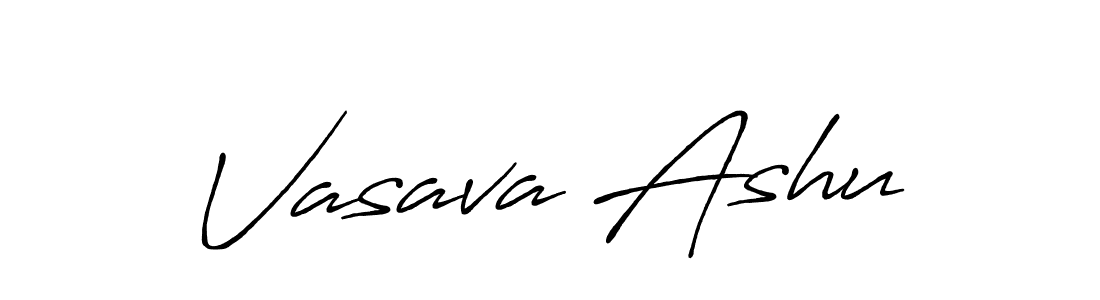 Make a beautiful signature design for name Vasava Ashu. Use this online signature maker to create a handwritten signature for free. Vasava Ashu signature style 7 images and pictures png