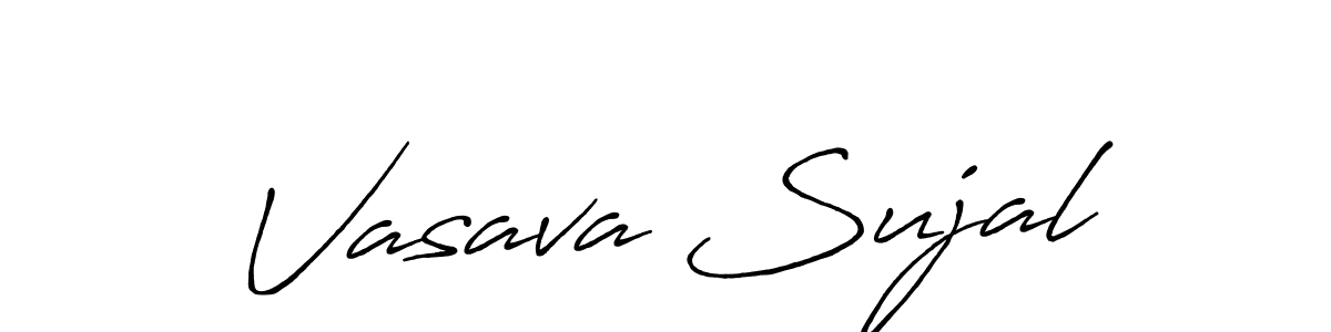 Once you've used our free online signature maker to create your best signature Antro_Vectra_Bolder style, it's time to enjoy all of the benefits that Vasava Sujal name signing documents. Vasava Sujal signature style 7 images and pictures png