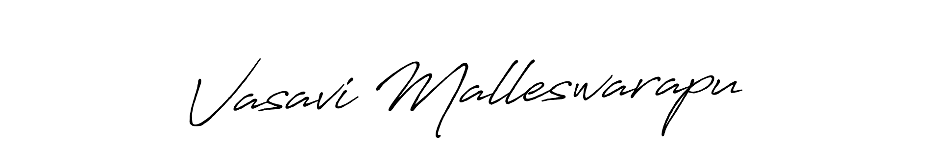 You should practise on your own different ways (Antro_Vectra_Bolder) to write your name (Vasavi Malleswarapu) in signature. don't let someone else do it for you. Vasavi Malleswarapu signature style 7 images and pictures png