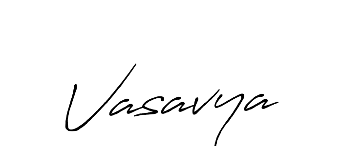 Use a signature maker to create a handwritten signature online. With this signature software, you can design (Antro_Vectra_Bolder) your own signature for name Vasavya. Vasavya signature style 7 images and pictures png