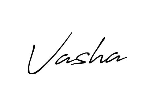 Use a signature maker to create a handwritten signature online. With this signature software, you can design (Antro_Vectra_Bolder) your own signature for name Vasha. Vasha signature style 7 images and pictures png