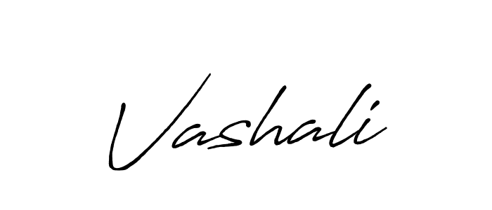 You should practise on your own different ways (Antro_Vectra_Bolder) to write your name (Vashali) in signature. don't let someone else do it for you. Vashali signature style 7 images and pictures png