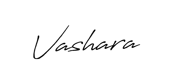 Vashara stylish signature style. Best Handwritten Sign (Antro_Vectra_Bolder) for my name. Handwritten Signature Collection Ideas for my name Vashara. Vashara signature style 7 images and pictures png