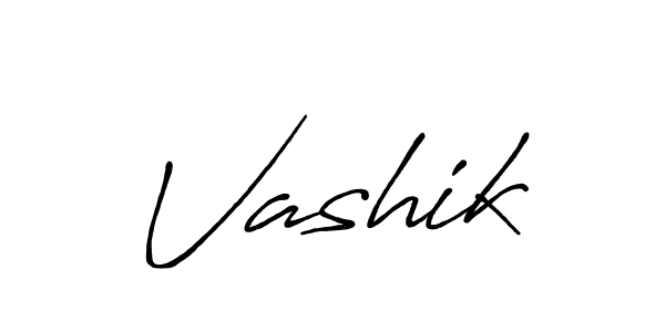 Also we have Vashik name is the best signature style. Create professional handwritten signature collection using Antro_Vectra_Bolder autograph style. Vashik signature style 7 images and pictures png
