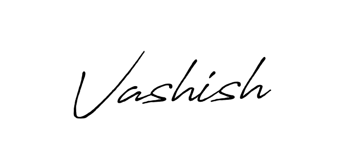 Vashish stylish signature style. Best Handwritten Sign (Antro_Vectra_Bolder) for my name. Handwritten Signature Collection Ideas for my name Vashish. Vashish signature style 7 images and pictures png