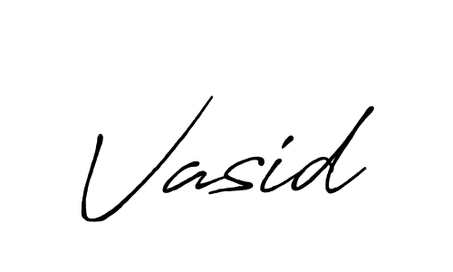 Create a beautiful signature design for name Vasid. With this signature (Antro_Vectra_Bolder) fonts, you can make a handwritten signature for free. Vasid signature style 7 images and pictures png