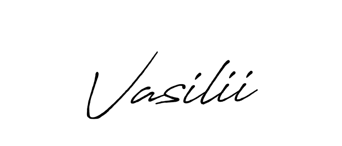 The best way (Antro_Vectra_Bolder) to make a short signature is to pick only two or three words in your name. The name Vasilii include a total of six letters. For converting this name. Vasilii signature style 7 images and pictures png