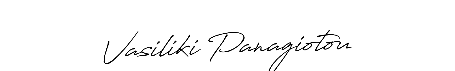 Also we have Vasiliki Panagiotou name is the best signature style. Create professional handwritten signature collection using Antro_Vectra_Bolder autograph style. Vasiliki Panagiotou signature style 7 images and pictures png