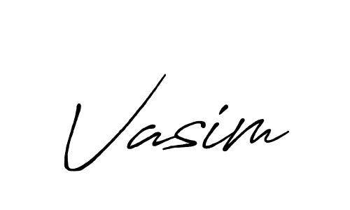 Also we have Vasim name is the best signature style. Create professional handwritten signature collection using Antro_Vectra_Bolder autograph style. Vasim signature style 7 images and pictures png