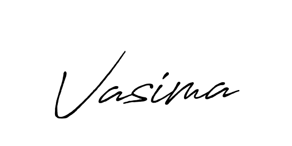 How to make Vasima name signature. Use Antro_Vectra_Bolder style for creating short signs online. This is the latest handwritten sign. Vasima signature style 7 images and pictures png