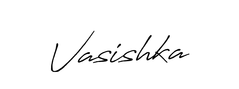 How to make Vasishka name signature. Use Antro_Vectra_Bolder style for creating short signs online. This is the latest handwritten sign. Vasishka signature style 7 images and pictures png