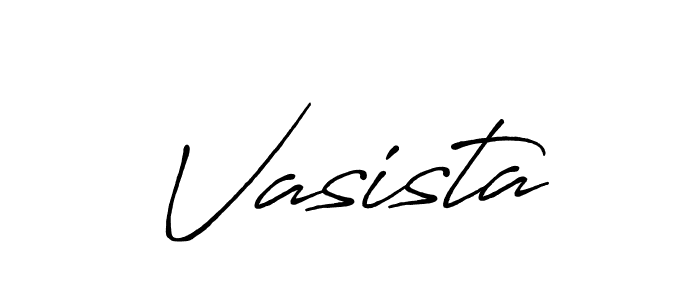 Also we have Vasista name is the best signature style. Create professional handwritten signature collection using Antro_Vectra_Bolder autograph style. Vasista signature style 7 images and pictures png