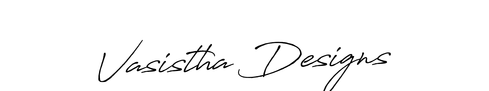 Make a beautiful signature design for name Vasistha Designs. Use this online signature maker to create a handwritten signature for free. Vasistha Designs signature style 7 images and pictures png