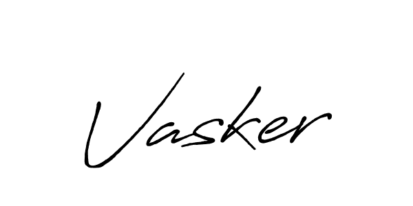 You should practise on your own different ways (Antro_Vectra_Bolder) to write your name (Vasker) in signature. don't let someone else do it for you. Vasker signature style 7 images and pictures png