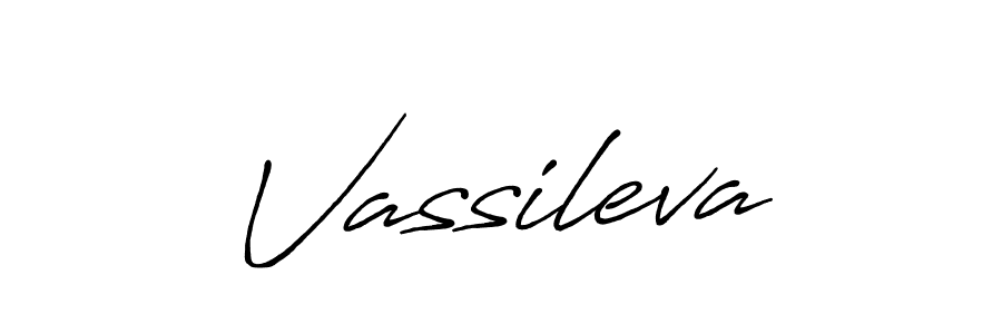 It looks lik you need a new signature style for name Vassileva. Design unique handwritten (Antro_Vectra_Bolder) signature with our free signature maker in just a few clicks. Vassileva signature style 7 images and pictures png