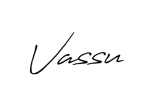 Similarly Antro_Vectra_Bolder is the best handwritten signature design. Signature creator online .You can use it as an online autograph creator for name Vassu. Vassu signature style 7 images and pictures png