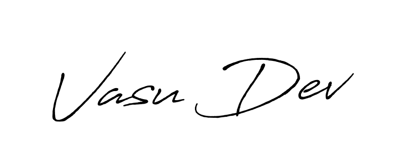 Design your own signature with our free online signature maker. With this signature software, you can create a handwritten (Antro_Vectra_Bolder) signature for name Vasu Dev. Vasu Dev signature style 7 images and pictures png