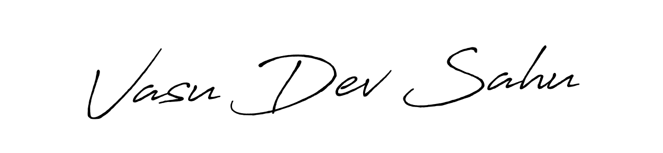 Also we have Vasu Dev Sahu name is the best signature style. Create professional handwritten signature collection using Antro_Vectra_Bolder autograph style. Vasu Dev Sahu signature style 7 images and pictures png