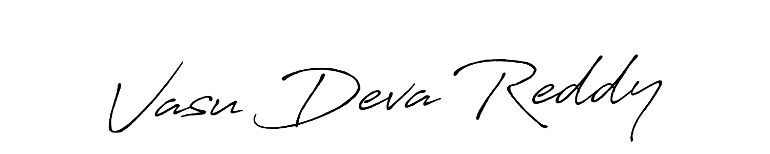 Vasu Deva Reddy stylish signature style. Best Handwritten Sign (Antro_Vectra_Bolder) for my name. Handwritten Signature Collection Ideas for my name Vasu Deva Reddy. Vasu Deva Reddy signature style 7 images and pictures png