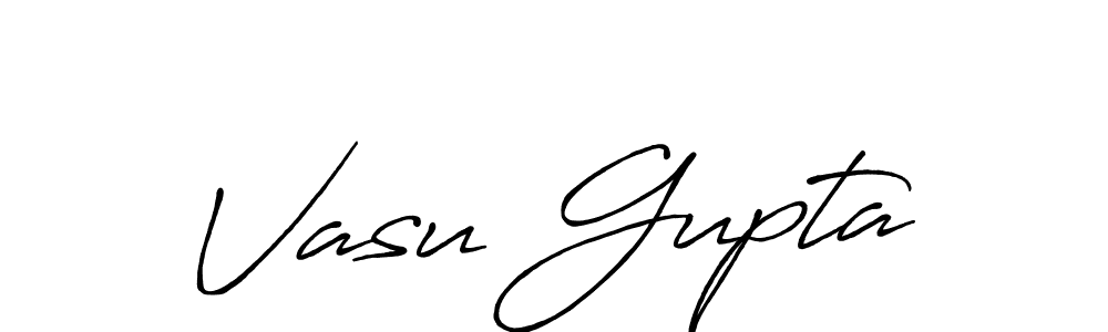 Antro_Vectra_Bolder is a professional signature style that is perfect for those who want to add a touch of class to their signature. It is also a great choice for those who want to make their signature more unique. Get Vasu Gupta name to fancy signature for free. Vasu Gupta signature style 7 images and pictures png