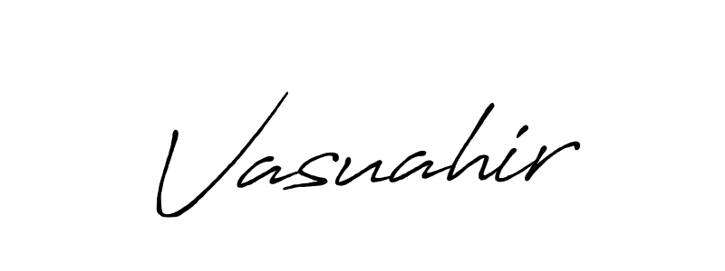 You can use this online signature creator to create a handwritten signature for the name Vasuahir. This is the best online autograph maker. Vasuahir signature style 7 images and pictures png