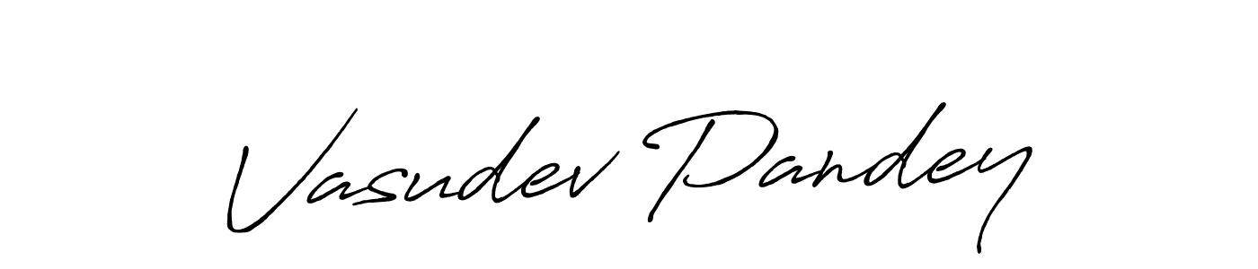 Also we have Vasudev Pandey name is the best signature style. Create professional handwritten signature collection using Antro_Vectra_Bolder autograph style. Vasudev Pandey signature style 7 images and pictures png