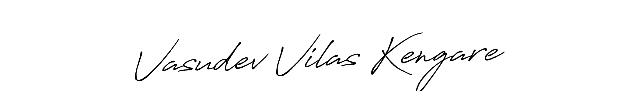 Make a beautiful signature design for name Vasudev Vilas Kengare. With this signature (Antro_Vectra_Bolder) style, you can create a handwritten signature for free. Vasudev Vilas Kengare signature style 7 images and pictures png