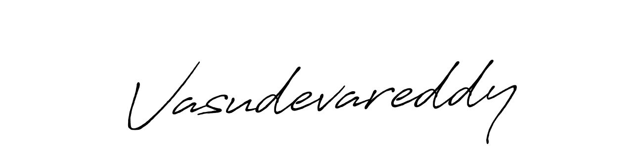 How to make Vasudevareddy signature? Antro_Vectra_Bolder is a professional autograph style. Create handwritten signature for Vasudevareddy name. Vasudevareddy signature style 7 images and pictures png