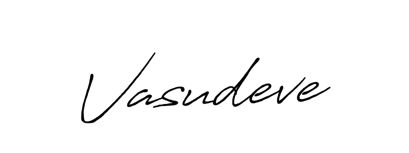 Vasudeve stylish signature style. Best Handwritten Sign (Antro_Vectra_Bolder) for my name. Handwritten Signature Collection Ideas for my name Vasudeve. Vasudeve signature style 7 images and pictures png