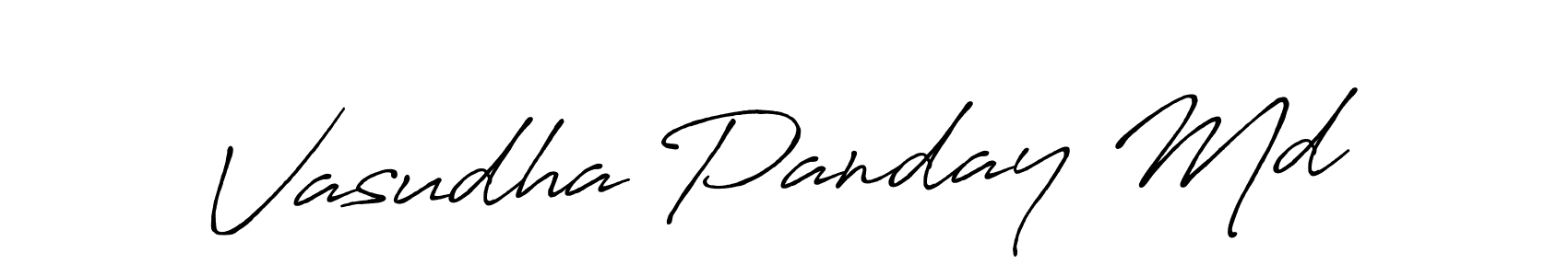 Make a beautiful signature design for name Vasudha Panday Md. Use this online signature maker to create a handwritten signature for free. Vasudha Panday Md signature style 7 images and pictures png
