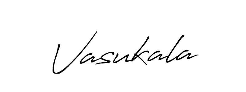 How to make Vasukala signature? Antro_Vectra_Bolder is a professional autograph style. Create handwritten signature for Vasukala name. Vasukala signature style 7 images and pictures png