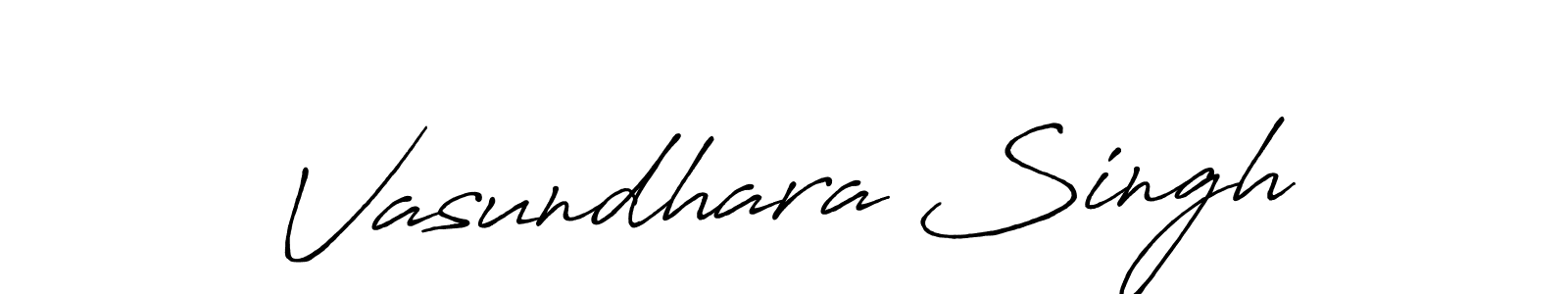 The best way (Antro_Vectra_Bolder) to make a short signature is to pick only two or three words in your name. The name Vasundhara Singh include a total of six letters. For converting this name. Vasundhara Singh signature style 7 images and pictures png