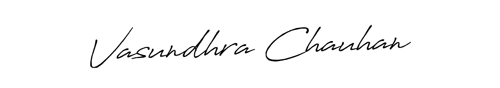 Similarly Antro_Vectra_Bolder is the best handwritten signature design. Signature creator online .You can use it as an online autograph creator for name Vasundhra Chauhan. Vasundhra Chauhan signature style 7 images and pictures png