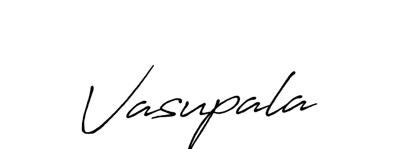 How to make Vasupala signature? Antro_Vectra_Bolder is a professional autograph style. Create handwritten signature for Vasupala name. Vasupala signature style 7 images and pictures png