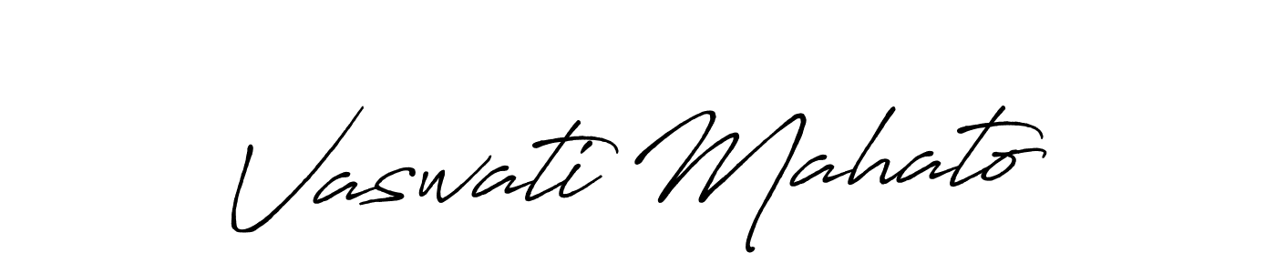 Make a short Vaswati Mahato signature style. Manage your documents anywhere anytime using Antro_Vectra_Bolder. Create and add eSignatures, submit forms, share and send files easily. Vaswati Mahato signature style 7 images and pictures png
