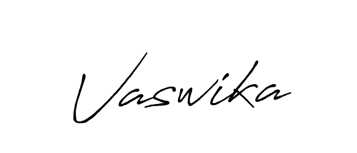 Also we have Vaswika name is the best signature style. Create professional handwritten signature collection using Antro_Vectra_Bolder autograph style. Vaswika signature style 7 images and pictures png