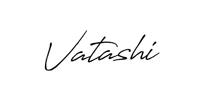 Make a beautiful signature design for name Vatashi. Use this online signature maker to create a handwritten signature for free. Vatashi signature style 7 images and pictures png