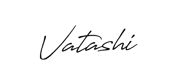 It looks lik you need a new signature style for name Vatashi. Design unique handwritten (Antro_Vectra_Bolder) signature with our free signature maker in just a few clicks. Vatashi signature style 7 images and pictures png