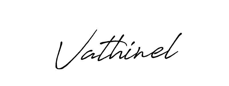 Vathinel stylish signature style. Best Handwritten Sign (Antro_Vectra_Bolder) for my name. Handwritten Signature Collection Ideas for my name Vathinel. Vathinel signature style 7 images and pictures png