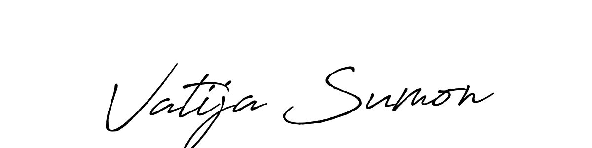 You can use this online signature creator to create a handwritten signature for the name Vatija Sumon. This is the best online autograph maker. Vatija Sumon signature style 7 images and pictures png