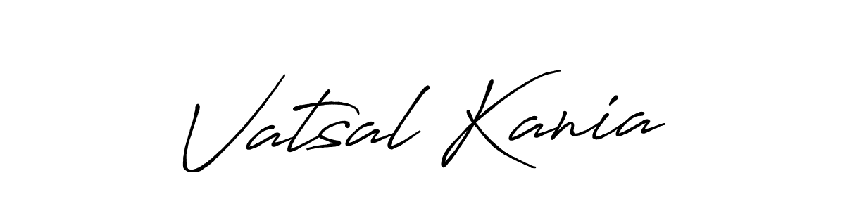 Once you've used our free online signature maker to create your best signature Antro_Vectra_Bolder style, it's time to enjoy all of the benefits that Vatsal Kania name signing documents. Vatsal Kania signature style 7 images and pictures png