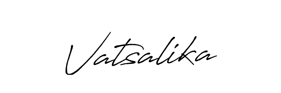 Make a short Vatsalika signature style. Manage your documents anywhere anytime using Antro_Vectra_Bolder. Create and add eSignatures, submit forms, share and send files easily. Vatsalika signature style 7 images and pictures png