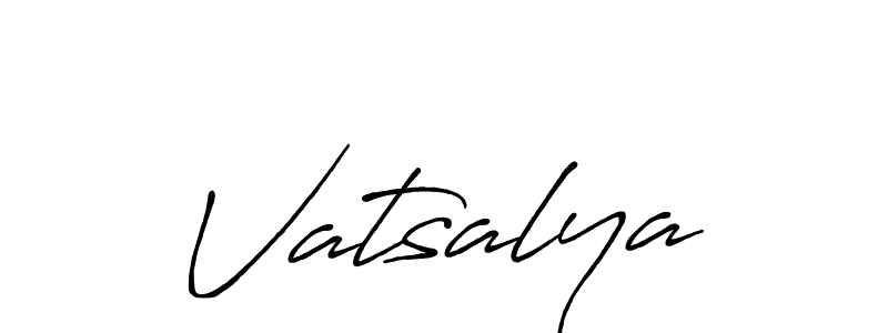 Design your own signature with our free online signature maker. With this signature software, you can create a handwritten (Antro_Vectra_Bolder) signature for name Vatsalya. Vatsalya signature style 7 images and pictures png